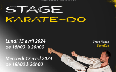Stage Karaté Avril 2024